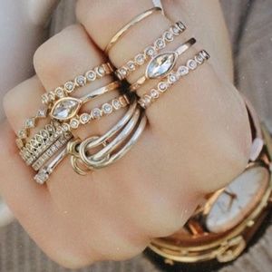 Marquise Statement Ring - Rose Gold - Curateur & Rachel Zoe